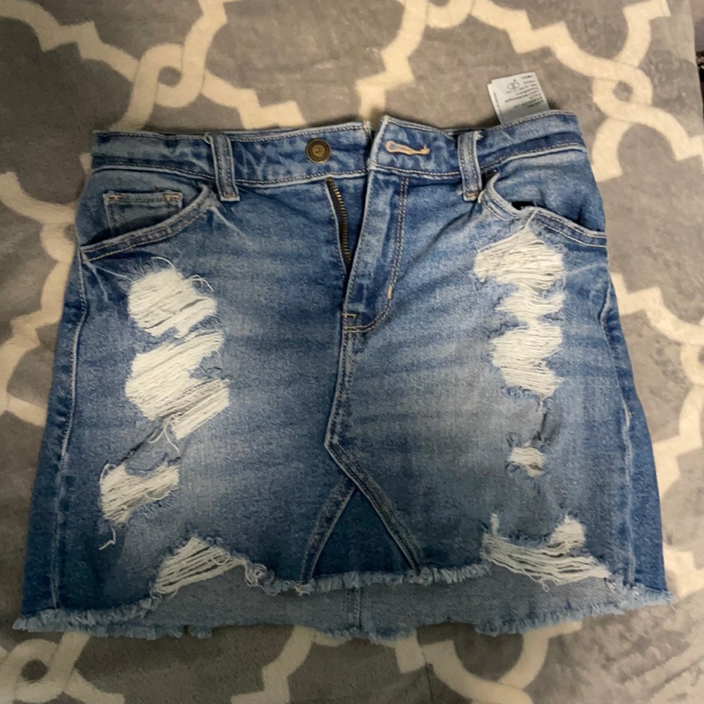 jean skirt